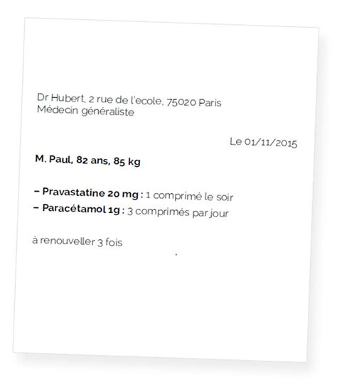 prescription ppc médecin généraliste.
